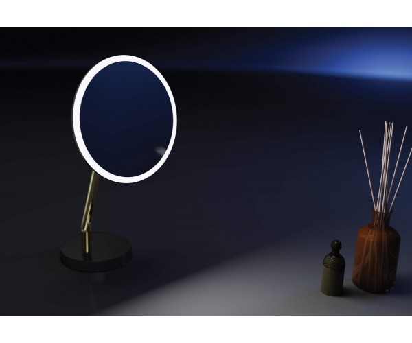 Silia Lusterko kosmetyczne stojące - podświetlenie LED