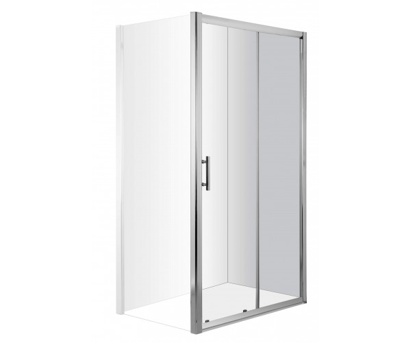 Drzwi prysznicowe wnękowe 110 cm - przesuwne