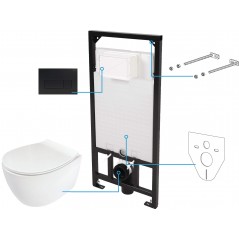 Zestaw WC podtynkowy 6 w 1