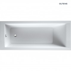 Oltens Langfoss wanna prostokątna 170x70 cm akrylowa biały połysk 10004000