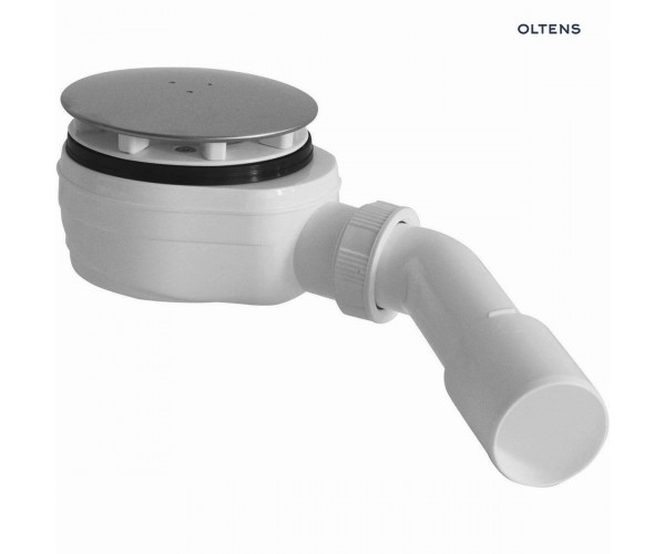 Oltens Pite Turbo syfon do brodzika 90 mm plastikowy chrom 08001000