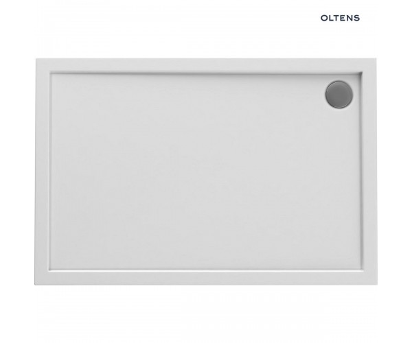 Oltens Superior brodzik 120x70 cm prostokątny akrylowy biały 15001000
