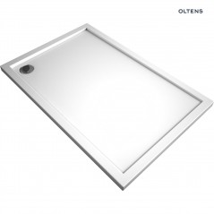Oltens Superior brodzik 120x70 cm prostokątny akrylowy biały 15001000