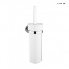 Oltens Gulfoss szczotka toaletowa wisząca  biała ceramika/chrom 82101000