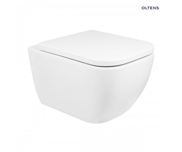 Oltens Vernal miska WC wisząca PureRim biała 42002000