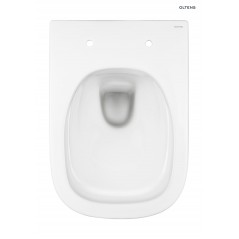 Zestaw Oltens Gulfoss miska WC wisząca PureRim z powłoką SmartClean z deską wolnoopadającą 42508000