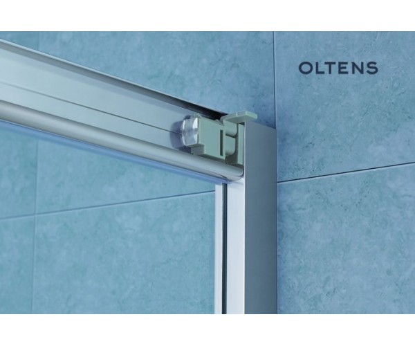 Oltens Fulla drzwi prysznicowe 100 cm wnękowe chrom błyszczący/szkło przezroczyste 21200100