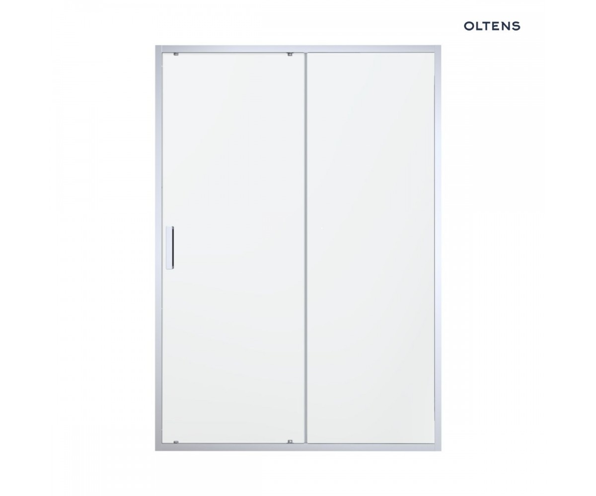 Oltens Fulla drzwi prysznicowe 120 cm wnękowe chrom błyszczący/szkło przezroczyste 21202100