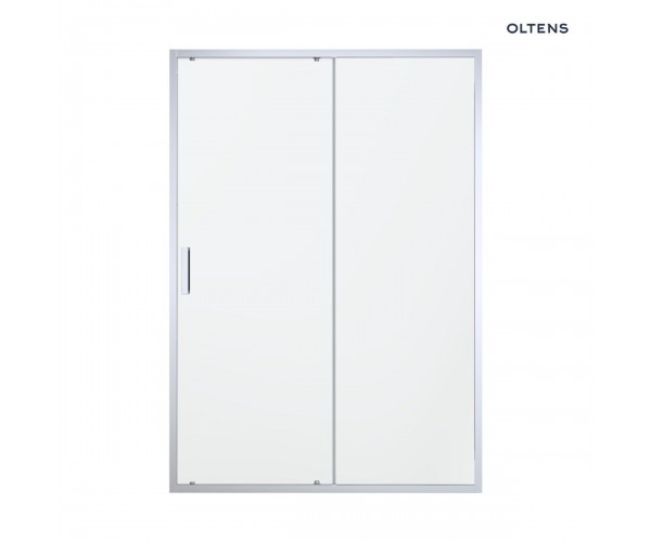 Oltens Fulla drzwi prysznicowe 130 cm wnękowe chrom błyszczący/szkło przezroczyste 21203100