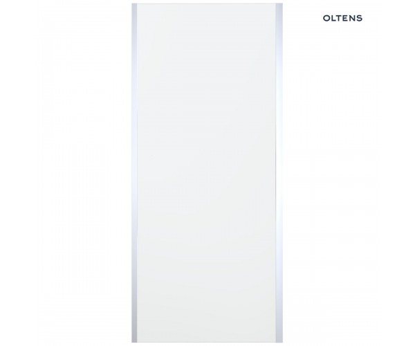 Oltens Fulla ścianka prysznicowa 90 cm boczna do drzwi chrom błyszczący/szkło przezroczyste 22101100