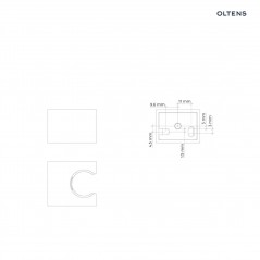 Oltens Rhine Gide (S) zestaw bidetowy chrom 36016100