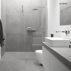 Oltens Motala Select Alling 60 zestaw prysznicowy z mydelniczką chrom 36005100