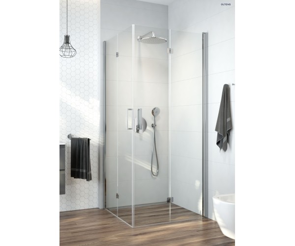 Oltens Motala Select Alling 60 zestaw prysznicowy z mydelniczką chrom 36005100