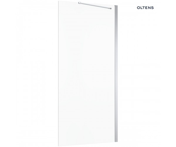 Oltens Trana kabina prysznicowa 90x90 cm kwadratowa drzwi ze ścianką chrom/ szkło przezroczyste 20004100