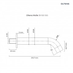 Zestaw Oltens Molle zestaw wannowo-prysznicowy podtynkowy chrom 36602100