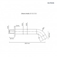 Zestaw Oltens Molle zestaw wannowo-prysznicowy podtynkowy czarny mat 36602300