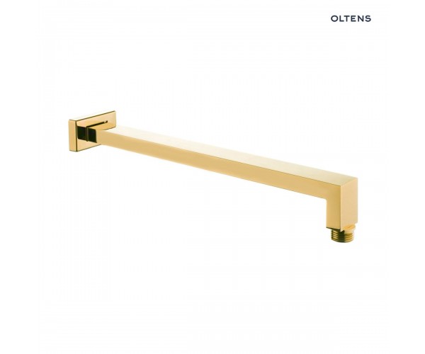 Oltens Lagan (S) ramię deszczownicy 40 cm prostokątne złoty połysk 39401800