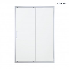 Oltens Fulla kabina prysznicowa 110x90 cm prostokątna drzwi ze ścianką chrom/szkło przezroczyste 20208100
