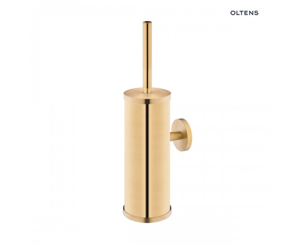 Oltens Gulfoss szczotka toaletowa wisząca złoto szczotkowane 82100810
