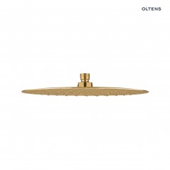 Oltens Vindel deszczownica 30 cm okrągła złoto szczotkowane 37000810