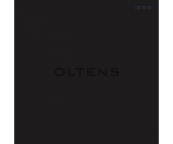 Oltens Hamnes Thin umywalka 51x39 cm nablatowa owalna z powłoką SmartClean czarny mat 41813300