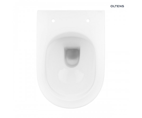 Oltens Hamnes Kort miska WC wisząca PureRim biała 42019000
