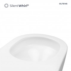 Oltens Hamnes Stille miska WC wisząca PureRim biała 42021000