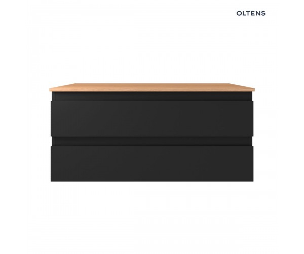 Oltens Vernal szafka 100 cm podumywalkowa wisząca czarny mat 60002300