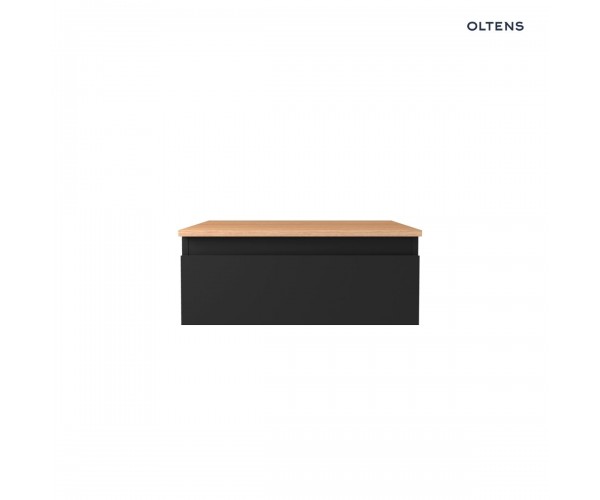 Oltens Vernal szafka 60 cm podumywalkowa wisząca czarny mat 60009300