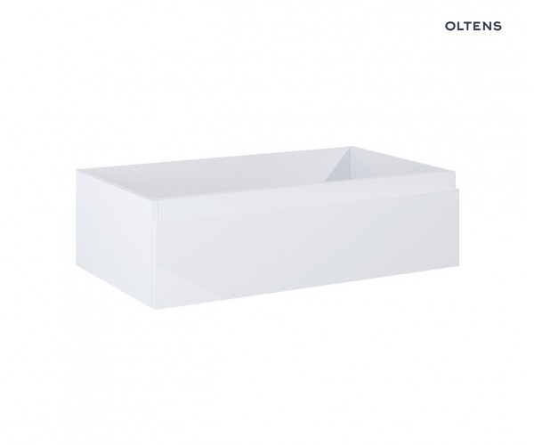 Oltens Vernal szafka 80 cm podumywalkowa wisząca biały połysk 60010000