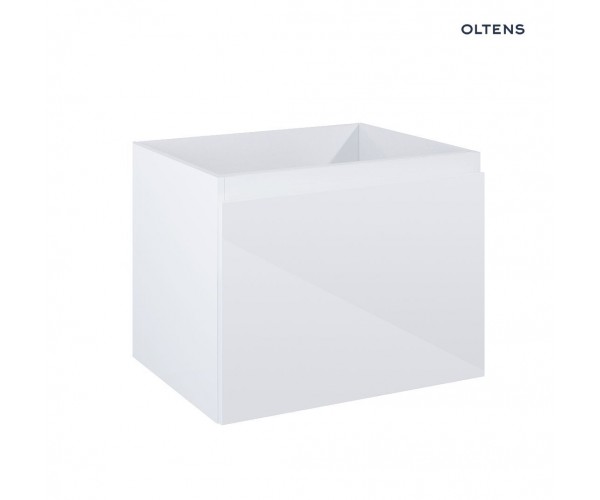 Oltens Vernal szafka 60 cm podumywalkowa wisząca biały połysk 60013000