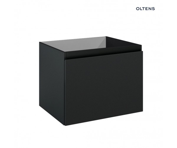 Oltens Vernal szafka 60 cm podumywalkowa wisząca czarny mat 60013300