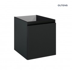Oltens Vernal szafka 40 cm podumywalkowa wisząca czarny mat 60018300