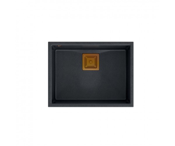DAVID 50 GraniteQ black diamond/elementy miedziane 