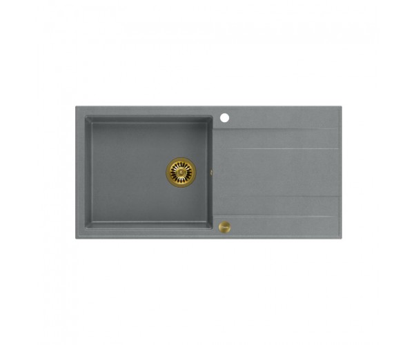 EVAN 146 XL GraniteQ silver stone/elementy złote 