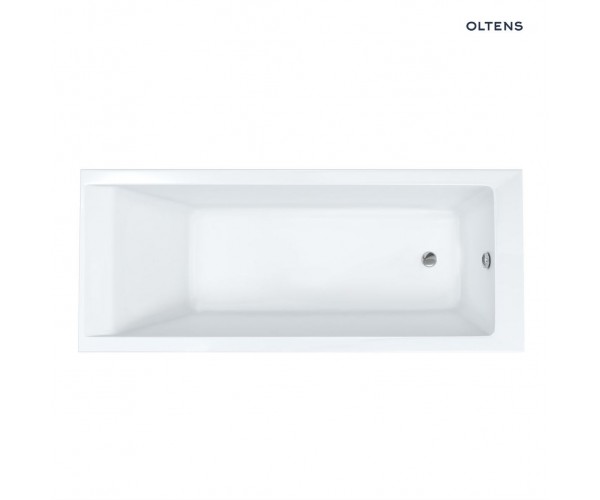 Oltens Langfoss wanna prostokątna 140x70 cm akrylowa biały mat 10001900