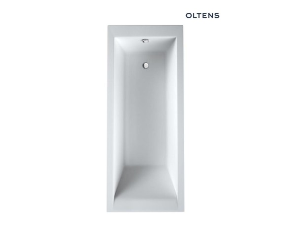 Oltens Langfoss wanna prostokątna 160x70 cm akrylowa biały mat 10003900