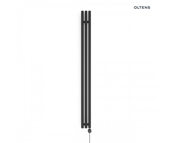 Oltens Stang (e) grzejnik łazienkowy 180x15 cm elektryczny czarny mat 55111300