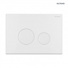 Oltens Lule przycisk spłukujący do WC biały  mat 57102900
