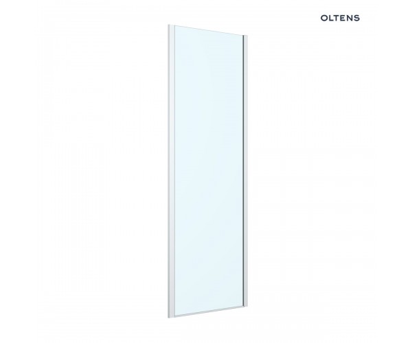 Oltens Breda ścianka prysznicowa 90 cm boczna chrom/szkło przezroczyste 22105100