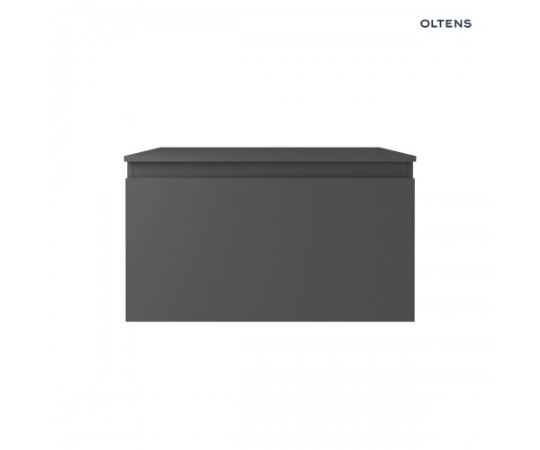 Oltens Vernal szafka 80 cm podumywalkowa wisząca z blatem grafit mat 68127400