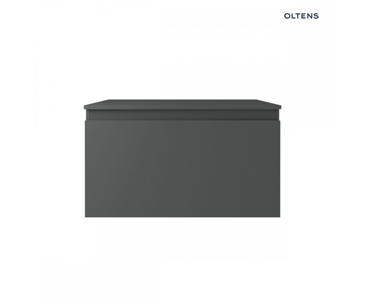 Oltens Vernal szafka 80 cm podumywalkowa wisząca z blatem grafit mat 68127400