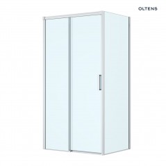 Oltens Breda kabina prysznicowa 110x80 cm prostokątna chrom/szkło przezroczyste 20222100