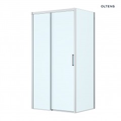 Oltens Breda kabina prysznicowa 110x90 cm prostokątna chrom/szkło przezroczyste 20225100