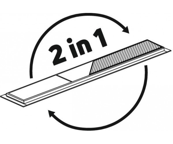 Odpływ liniowy podłogowy 90 cm - Odwracalny