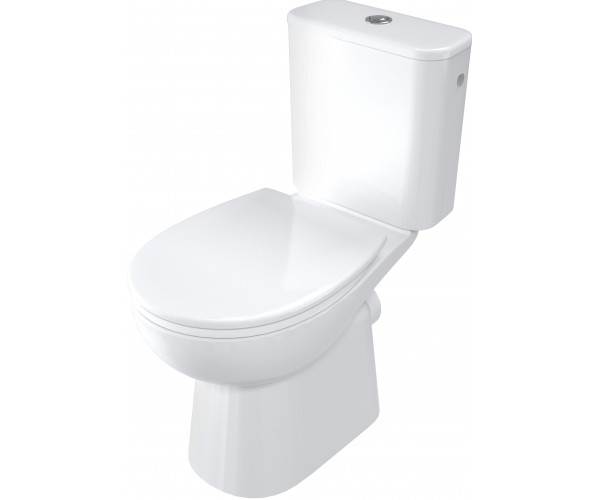 Miska WC kompakt bezkołnierzowa