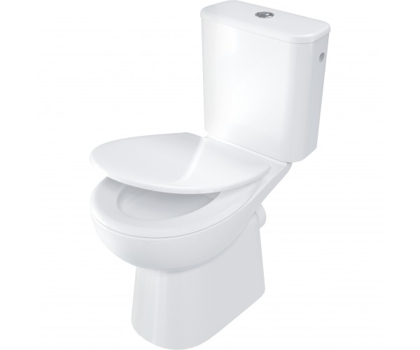 Miska WC kompakt bezkołnierzowa
