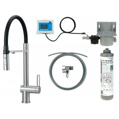 Bateria kuchenna z zestawem do filtracji wody
 z elastyczną wylewką