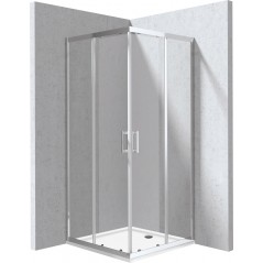Kabina prysznicowa z brodzikiem kwadratowa - 80x80 cm