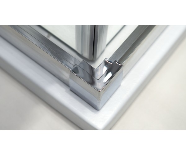 Kabina prysznicowa z brodzikiem prostokątna - 80x90 cm